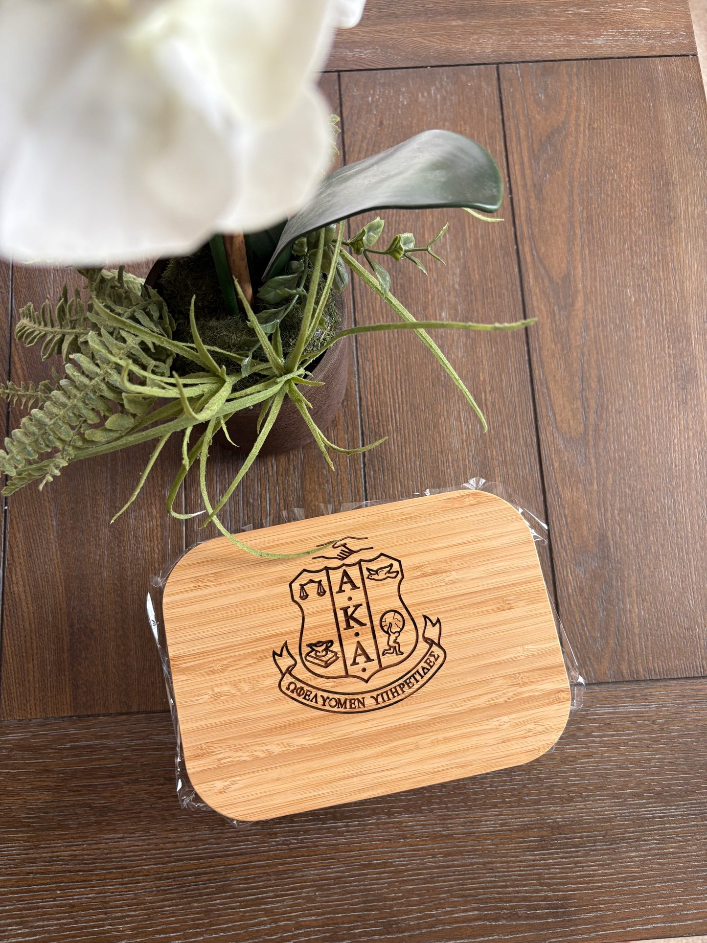 Sorority Inspired Glass Storage Container